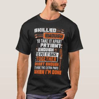Camiseta Mens Inteligentes O Suficiente Para Esconder As Pe