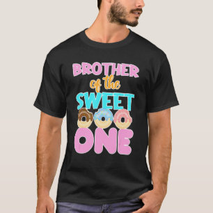 Camiseta Mens Irmão Do Doce Um Primeiro Aniversário Donu