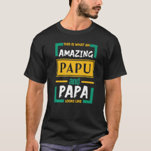 Camiseta Mens Isto é o que um Pai incrível e papai parecem