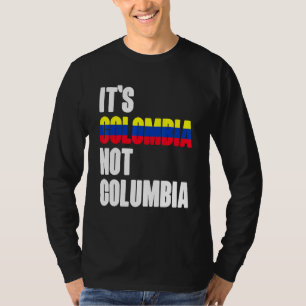 Camiseta Mens It Colombia Not Columbia 1
