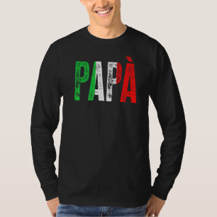 Camiseta Mens Italiana Culture Family Italy Nascer Papà