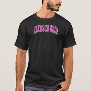 Camiseta Mens Jackson Hole Wyoming Wy Vintage Design