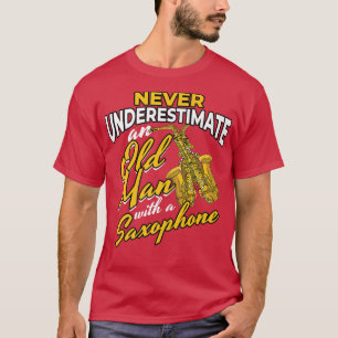 Camiseta Mens Jazz Music Saxofone Musical Orchestra Saxop