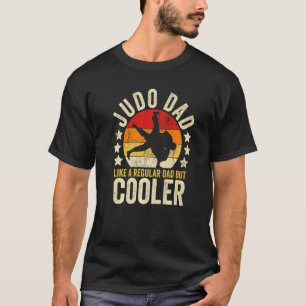Camiseta Mens Judo Pai Como Um Pai Regular Mas Um Pai Mais