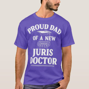 Camiseta Mens Juris Doutor em Jurisprudência sobre o Direi