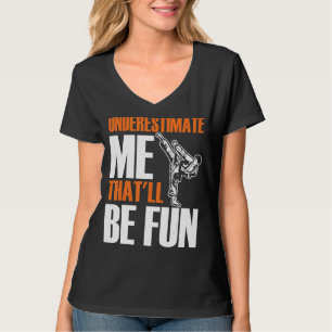 Camiseta Mens Karate Martial Me Subestima Que Será Fu