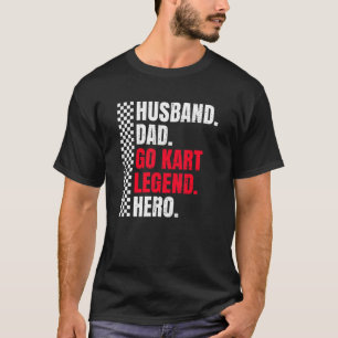Camiseta Mens Kart Racing Para O Seu Marido Go Kart Racer
