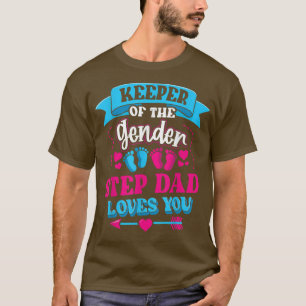 Camiseta Mens Keeper Do Pai Da Etapa Gênero Ama Seu Gende