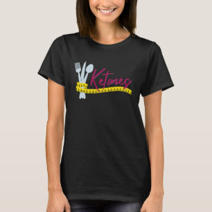 Camiseta Mens Keto Bebendo Ketones Benefícios Peso