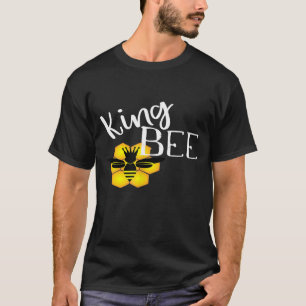 Camiseta Mens King Bee Beekeeper Honeycomb Graphic