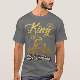 Camiseta Mens King do Café Roasting Roaster Gift Cof