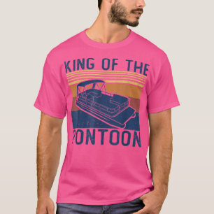 Camiseta Mens King Do Pontoon Capitão Pai Fa
