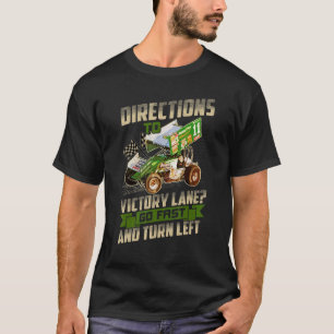 Camiseta Mens Kinser Direção para Camada de Vitória Via S