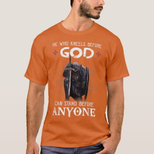 Camiseta Mens Knight Templar Christian Warrior Ele Quem Sab