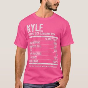 Camiseta Mens Kyle Nutrition Nome Personalizado Nome Engraç