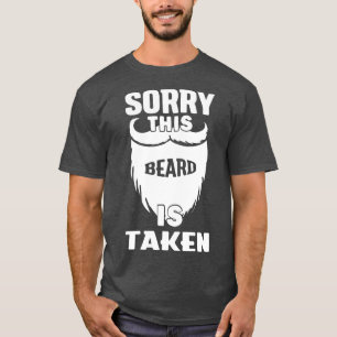 Camiseta Mens Lamentam que esta barba tenha recebido um pre