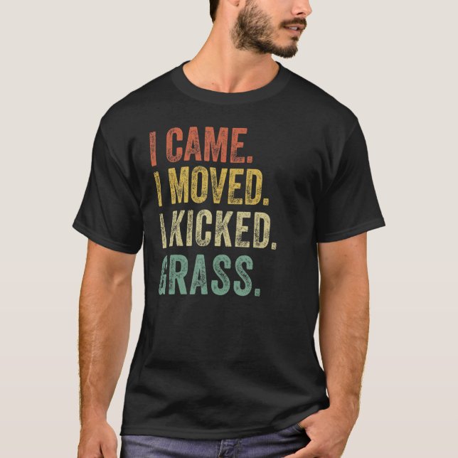 Camiseta Mens Lawn Mower Eu Chamei Kick Grass Mwing D (Frente)