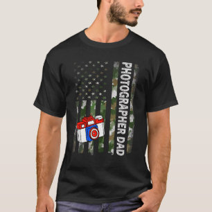 Camiseta Mens Legal American Flag Camouflage Fotografia Da