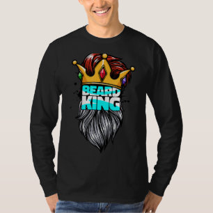 Camiseta Mens Legal com Cheio do urso Cabelo Facial Masculi