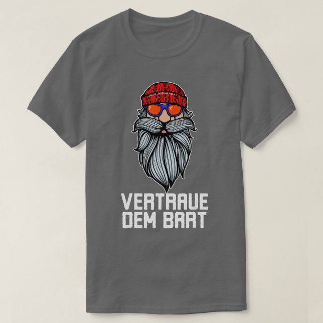 Camiseta Mens Legal Declaração sobre o crescimento da barba (Frente do Design)