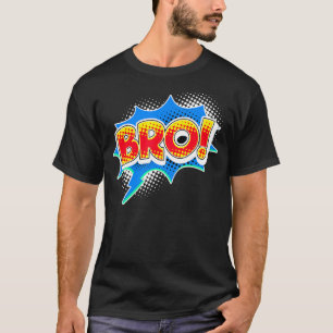 Camiseta Mens Legal Dizendo Bro Incrível Relaxe Humor