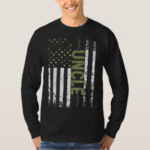 Camiseta Mens Legal Tio Americano Patriótico Usa Bandeira P