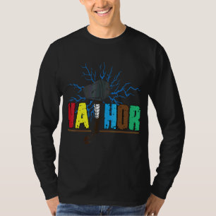 Camiseta Mens Legal Va Thor Hammer Vathor Viking Pai Padre"