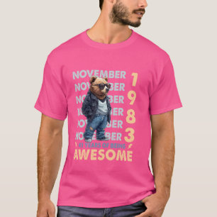 Camiseta Mens Legend Novembro De 1983 41rua Berço de Aniver