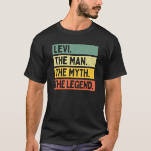 Camiseta Mens Levi O Homem O Mito Que A Legenda Personaliza
