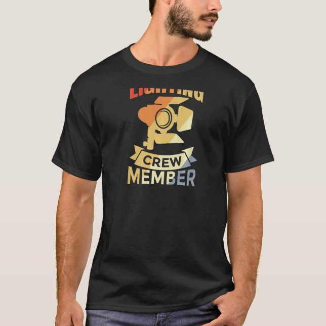 Camiseta Mens Lighting Technics Apenas Um Mem De Tripulação (Frente)