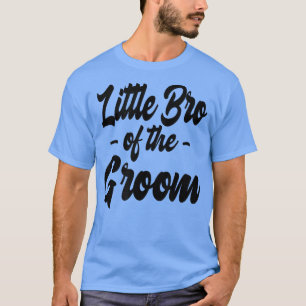 Camiseta Mens Little Bro do Solteiro do Groom Correspondend