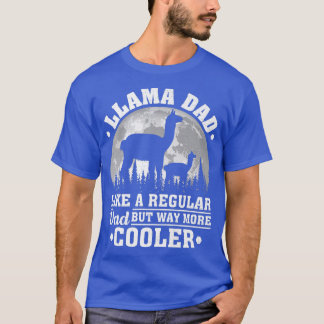 Camiseta Mens Llama Dad Like A Regular Dad Funny Llama Fath