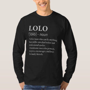 Camiseta Mens Lolo Definição Filipino Avô