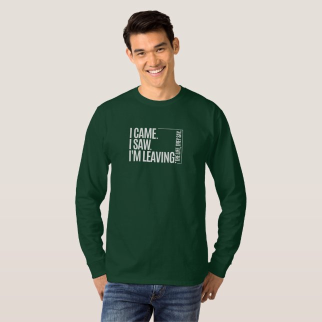Camiseta Men's Long Sleeve Tee | Sarcastic Fall Layering |  (Frente Completa)