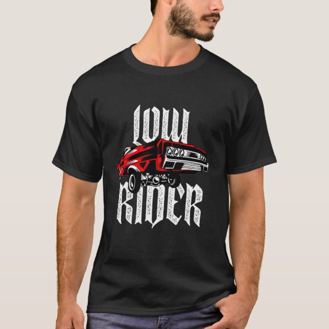 Camiseta Mens Lowrider 80s - Carro de Mágico - Carro de Bai (Frente)