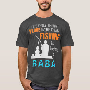 Camiseta Mens Mais Do Que Amor Pesca Baba Pérsia Gr Persa