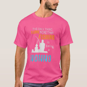 Camiseta Mens Mais Do Que Amor Pesca Não Na Itália