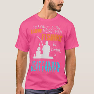 Camiseta Mens Mais Do Que Excelente De Pesca De Amor Especi