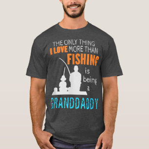 Camiseta Mens Mais Do Que Pescar Arma Especial Do Avô
