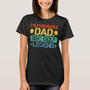 Camiseta Mens Marido Pai Disco Golf Legend Disco Golf Fait