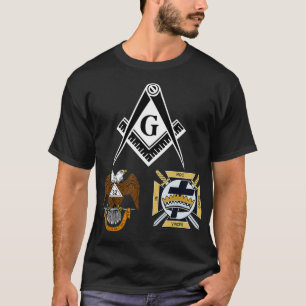 Camiseta Mens Mason Scottish York Rite T Masonic Tee