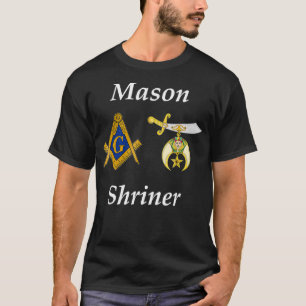 Camiseta Mens Masonic Shriner Split T Shirt Mason Sherine N