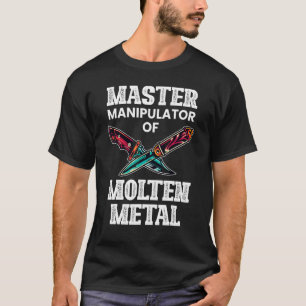 Camiseta Mens Master Manipulator Blacksmith Forging Graphi