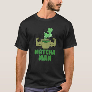 Camiseta Mens Matcha Man Green Tea deixa o Japão humor