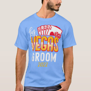 Camiseta Mens Matching Las Vegas Wedde Bride e Groom Ve