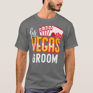 Camiseta Mens Matching Las Vegas Wedde Bride e Groom Ve
