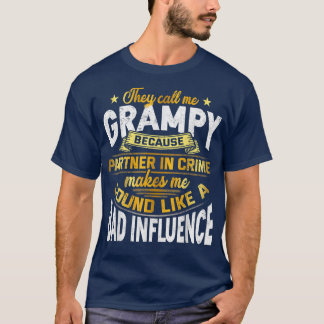 Camiseta Mens Me Chamam De Vergonha Porque Sócio No Crime
