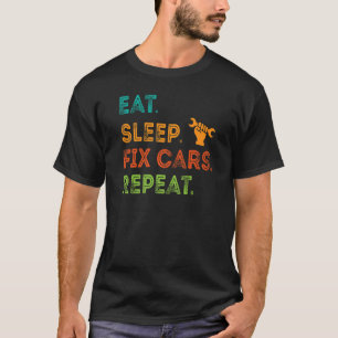 Camiseta Mens Mecânicos Para Automóvel De Garagem Automátic