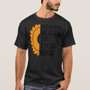 Camiseta Mens Medida Corte Suar Dia de os pais de Pai Handy