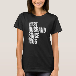 Camiseta Mens Melhor Marido Desde Anniv Casamento vintage 1